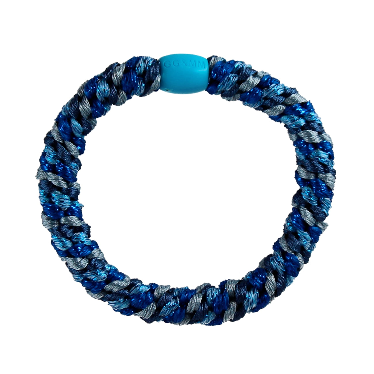 Flettet Hårelastik - Multi Blå