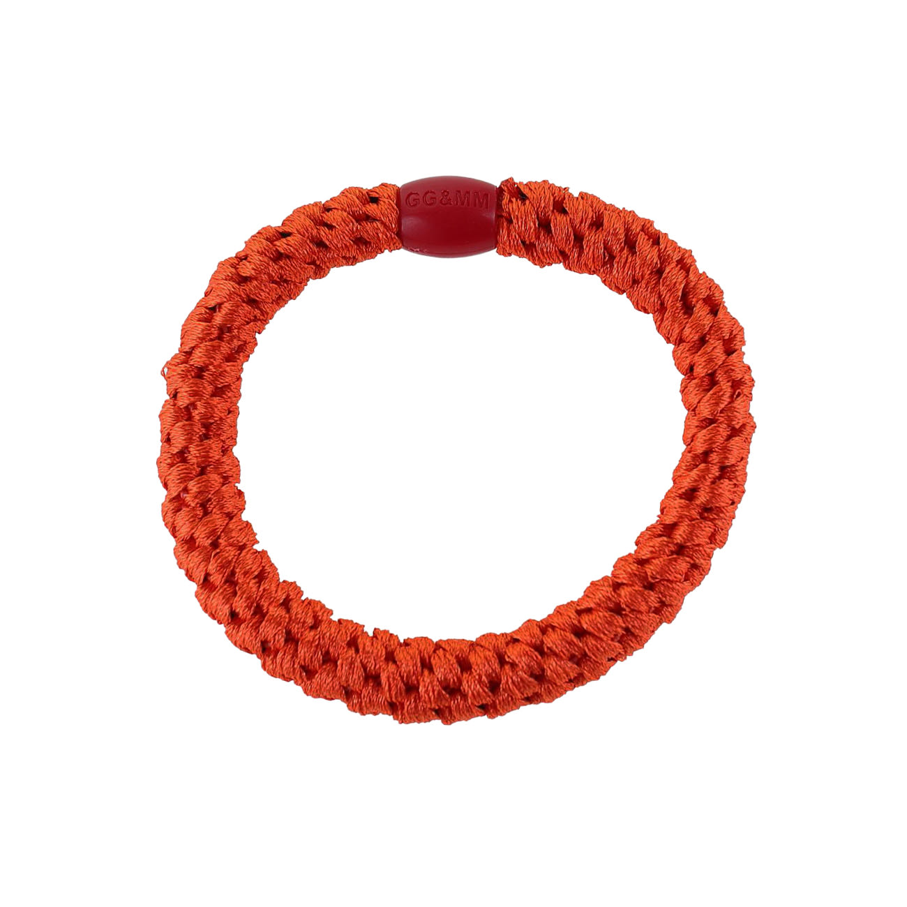 Flettet Hårelastik - Basis Mørk Orange