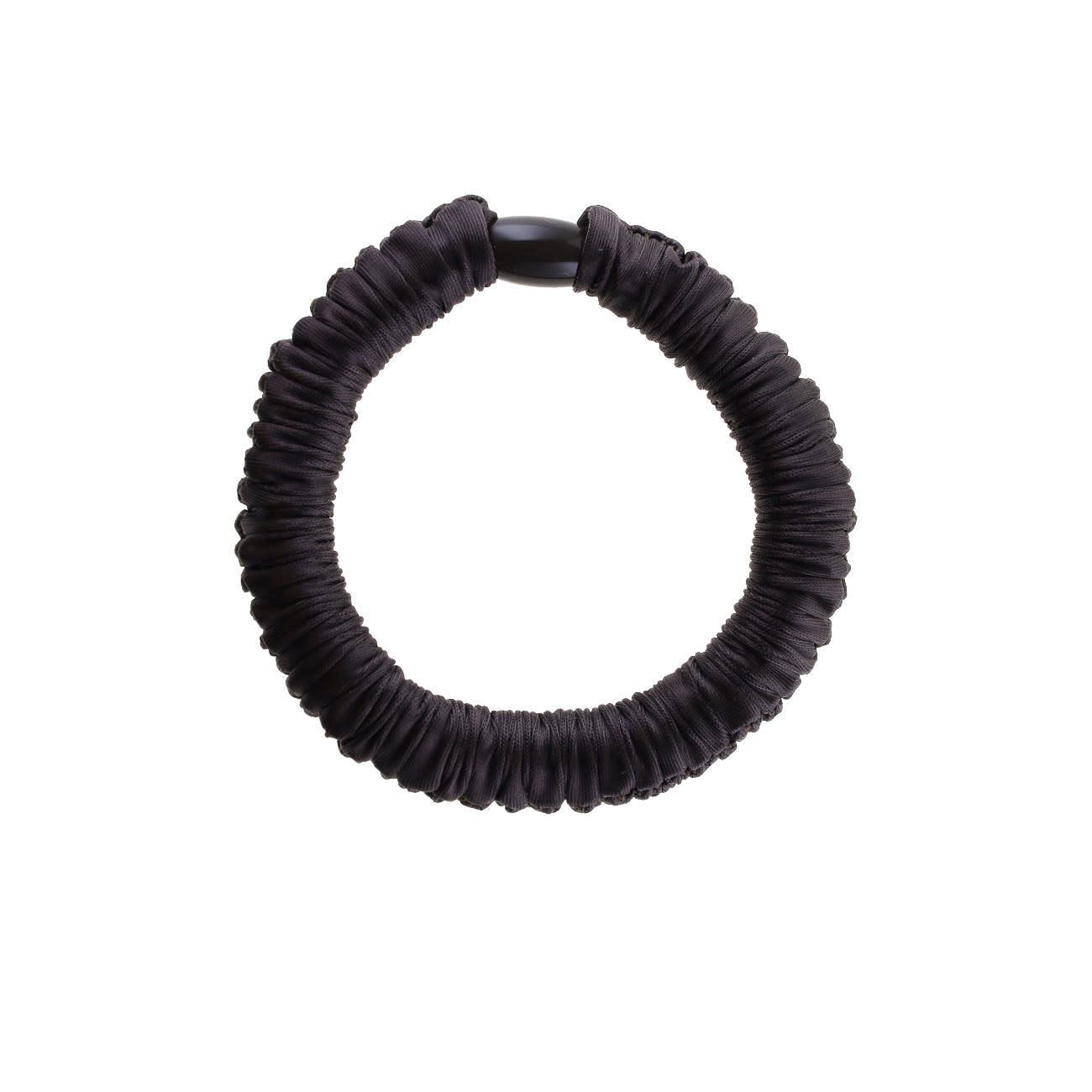 Elja Hårelastik - Satin Chokoladebrun