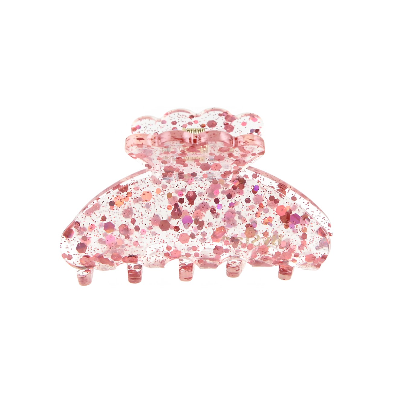 Lulu Hårklemme - Confetti Lyserød