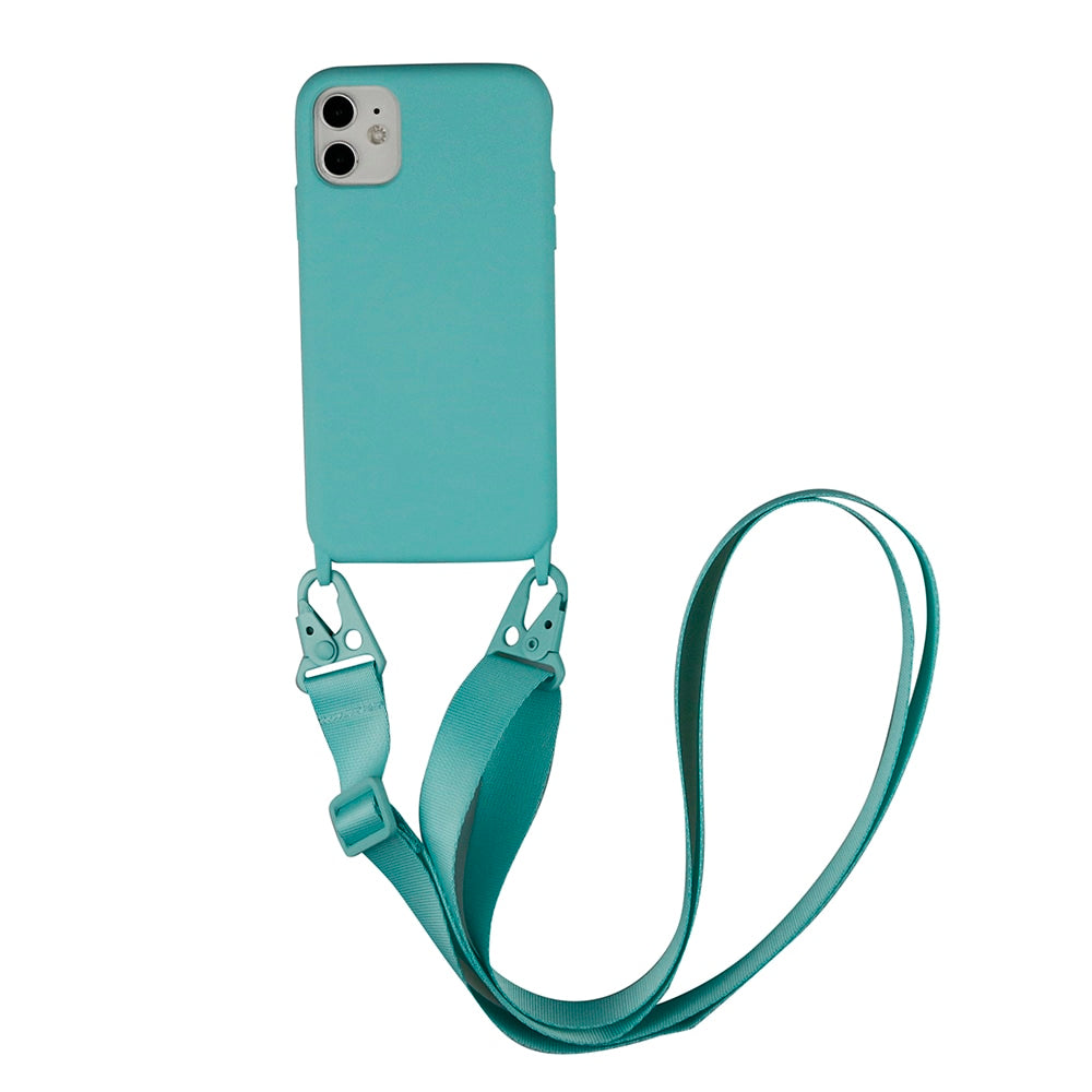 Iphone necklace - iPhone 12 Pro Max - Lys blå