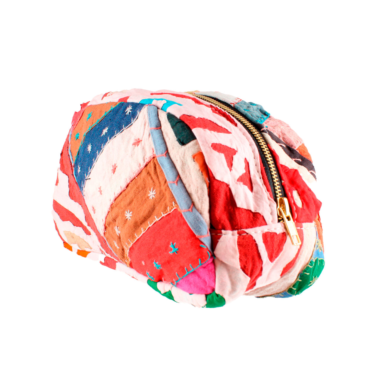 Mila Patchwork Makeup Taske - Nr. 12