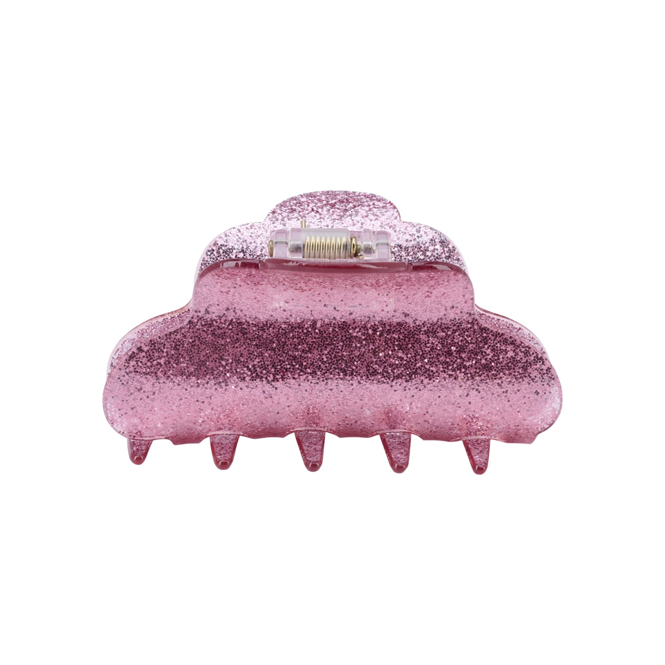 Clara Hårklemme - Mørk Pink Glitter