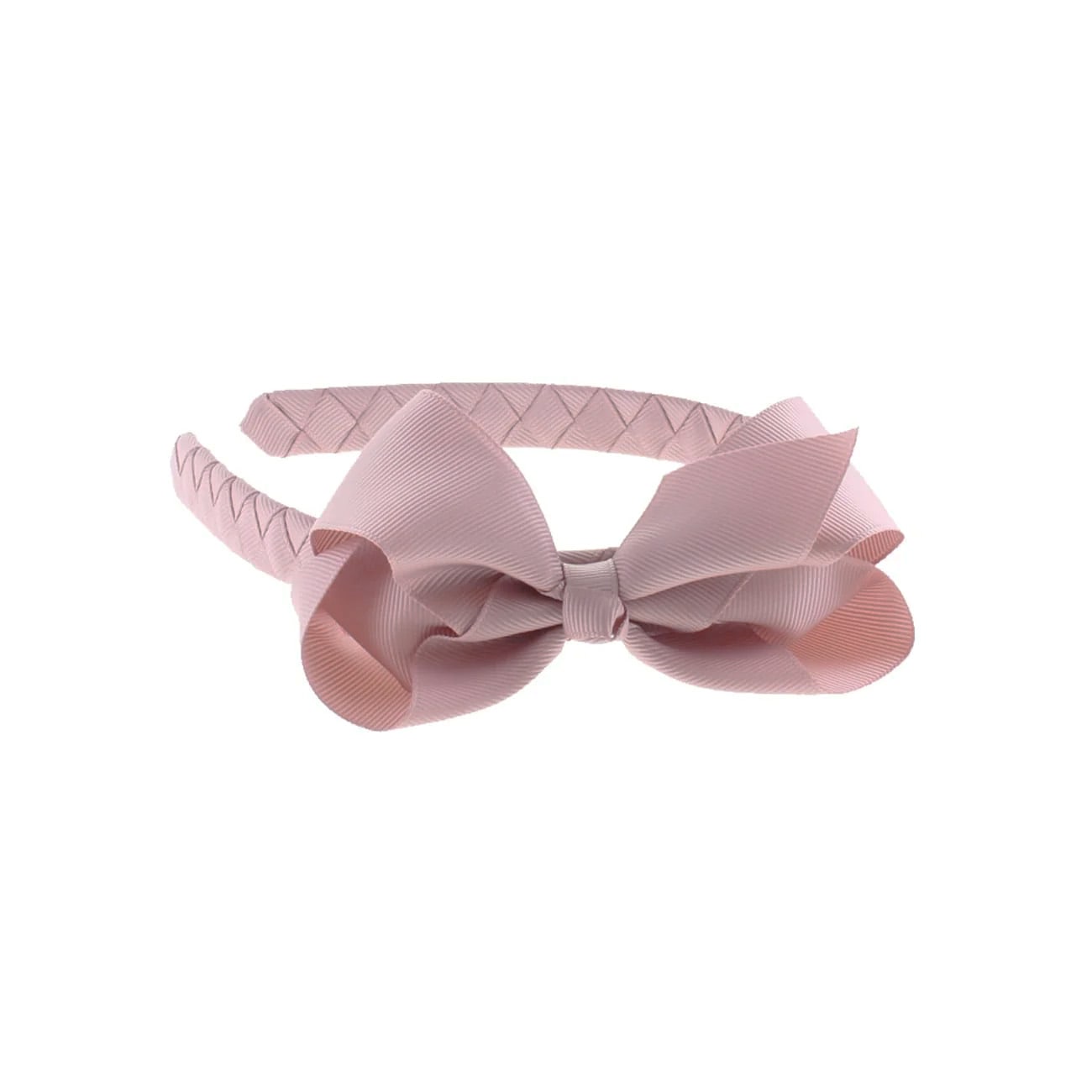 Hårbøjle Klassisk Stor Sløjfe - Antique Rose