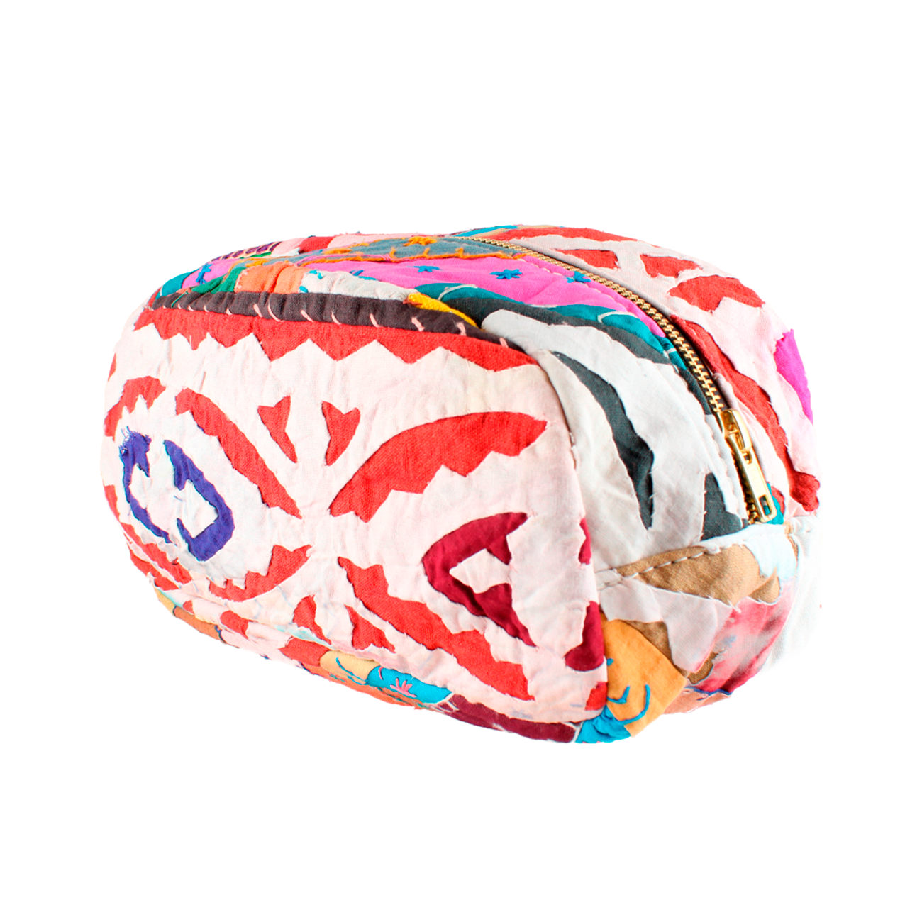 Mila Patchwork Makeup Taske - Nr. 01