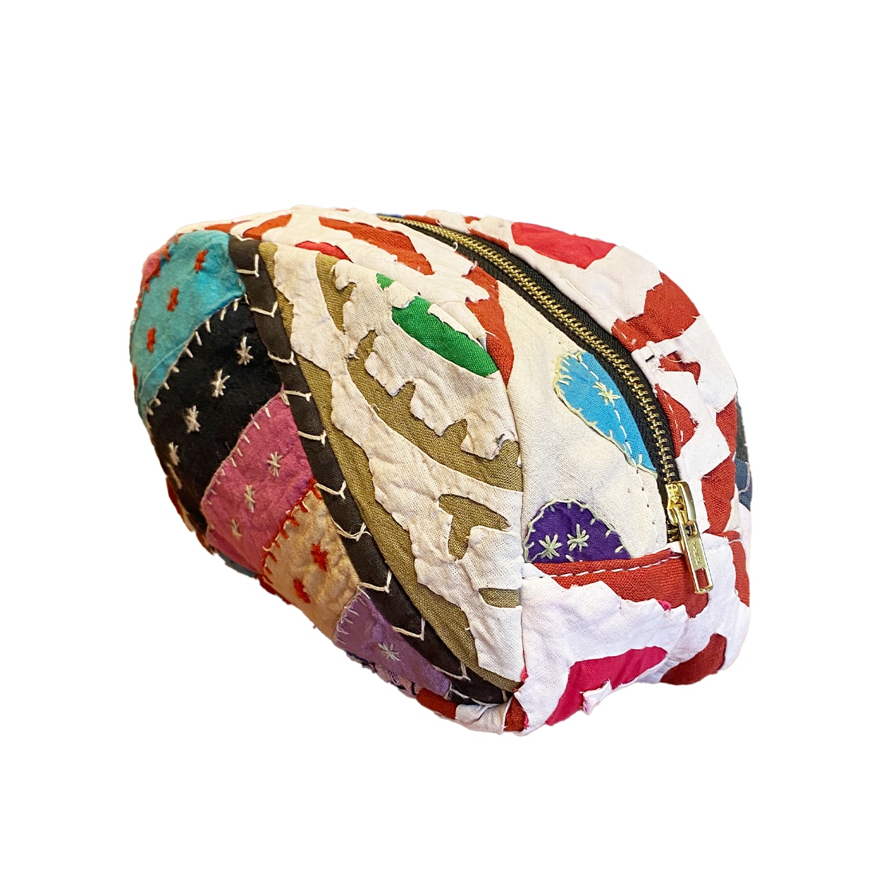 Mila Patchwork Makeup Taske - Nr. 14