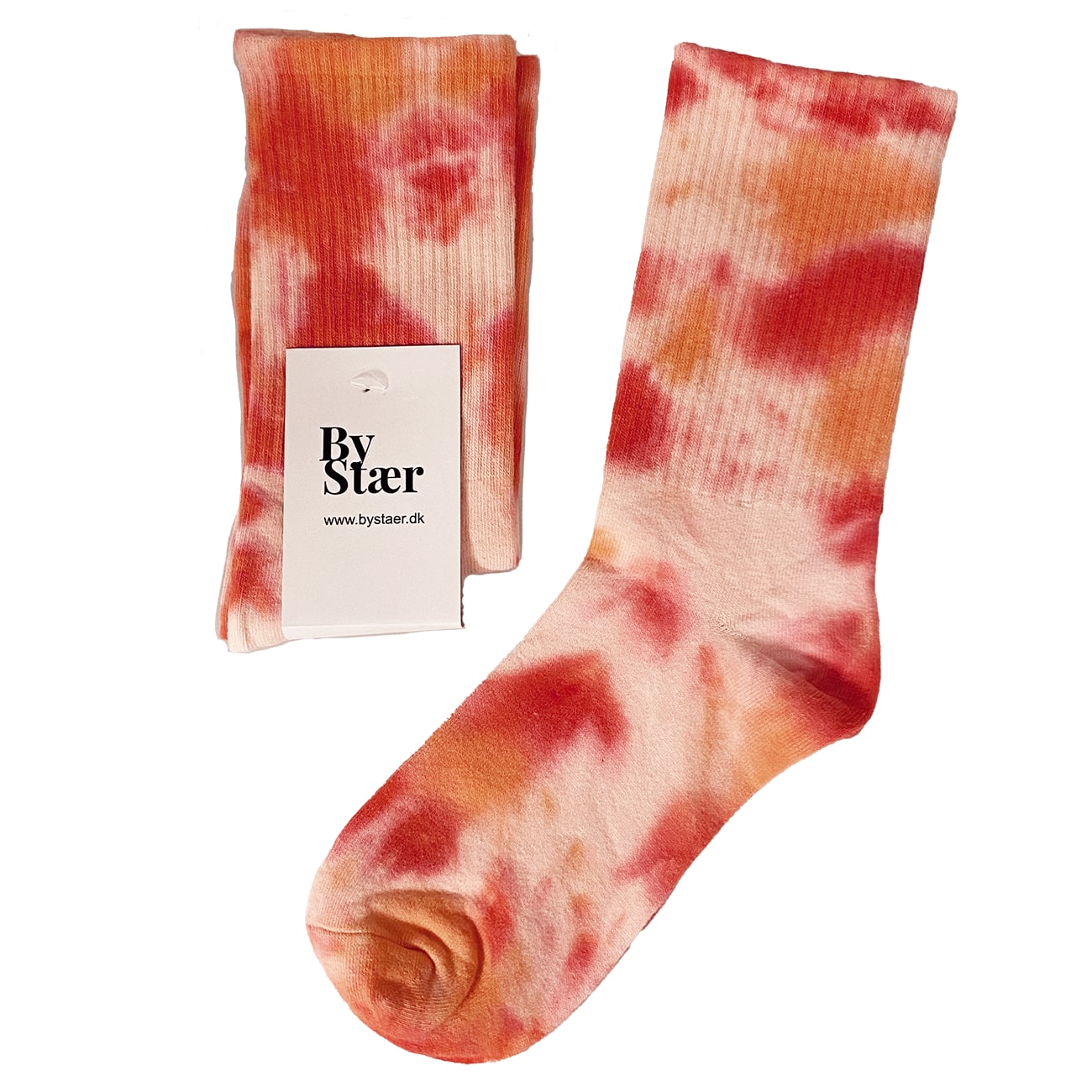 Strømper - Onesize - Batik Koral/Orange