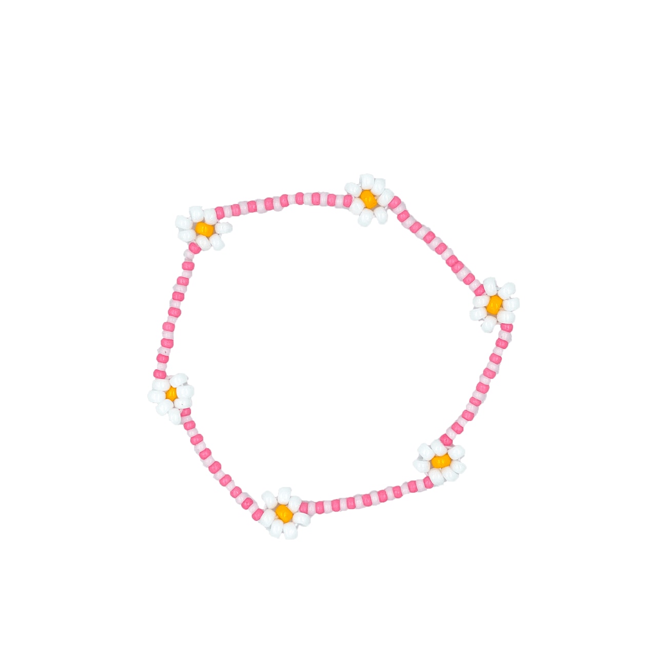 Armbånd Små Blomster - Rosa