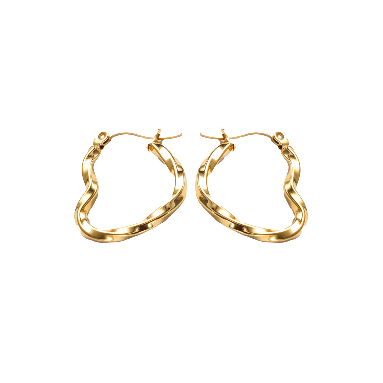 Abby Øreringe - Forgyldt