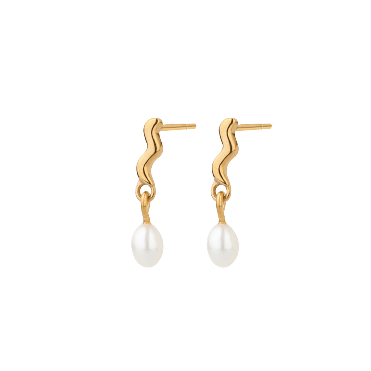 Aida Øreringe - Forgyldt