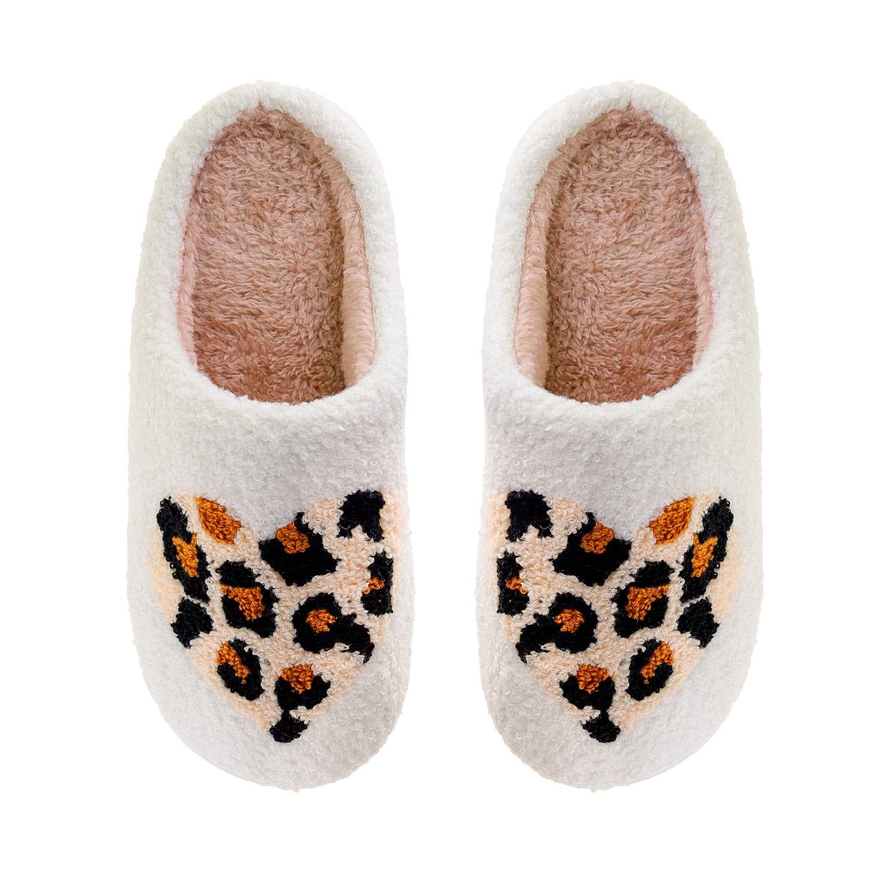 Slippers Hjerter - Leo/Creme