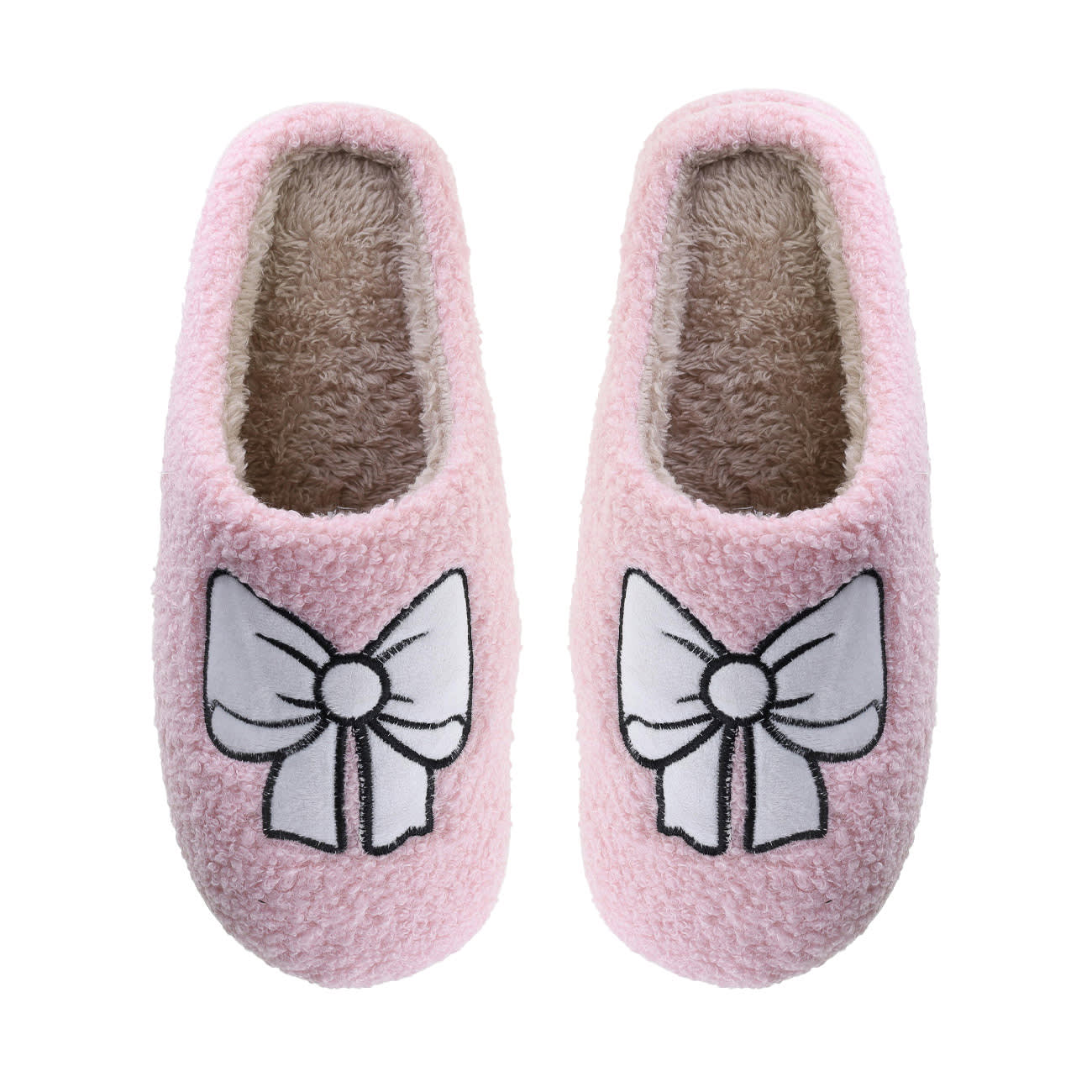 Slippers Sløjfer - Lyserød/Hvid