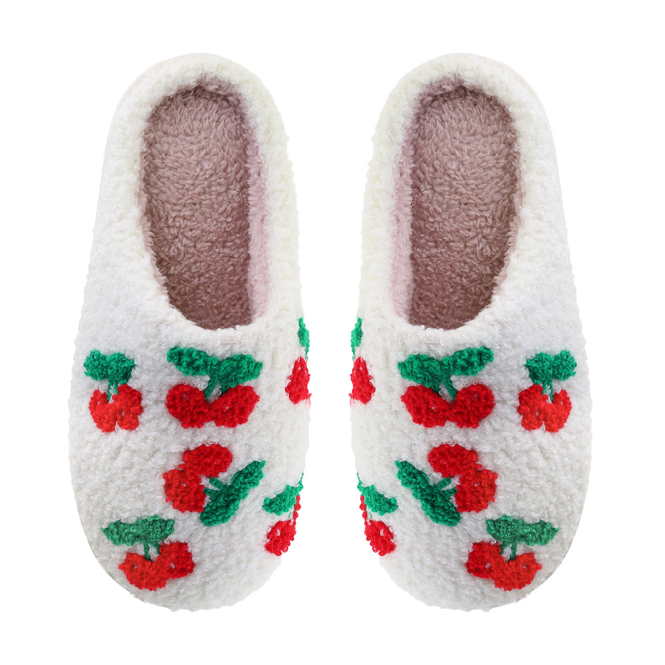 Slippers Kirsebær - Hvid/Rød
