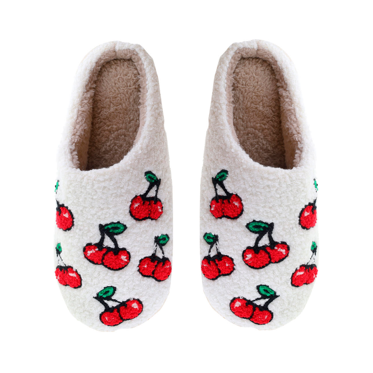 Slippers Kirsebær - Hvid/Rød