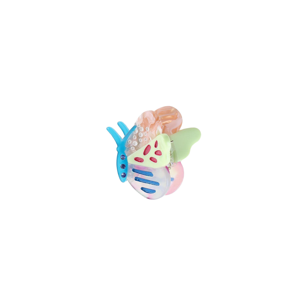 Mini Sommerfugl Hårklemme - Multi