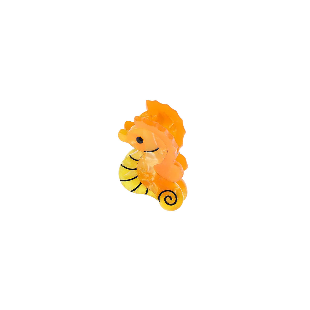 Mini Søhest Hårklemme - Orange