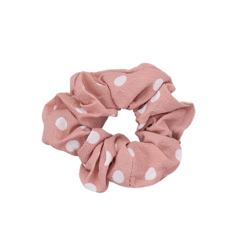 Dot Scrunchie - Rosa
