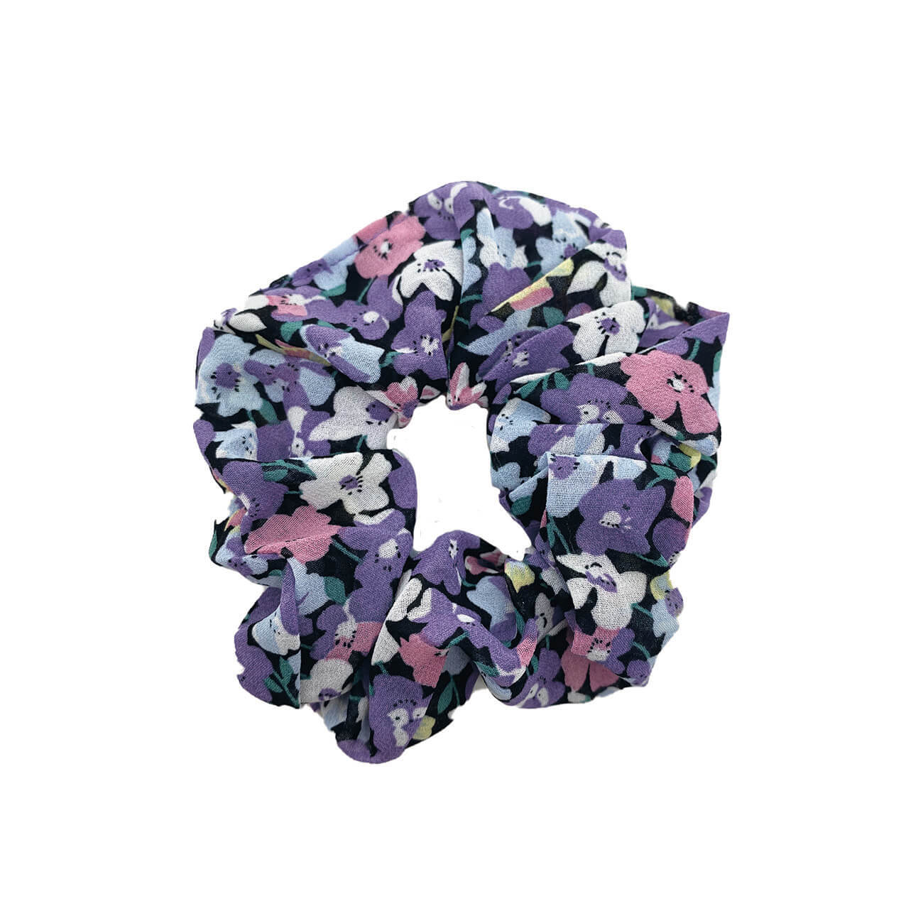 Fleur Scrunchie - Rosa/Lilla