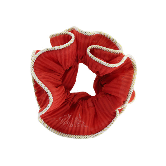 Lilje Scrunchie - Støvet Rød