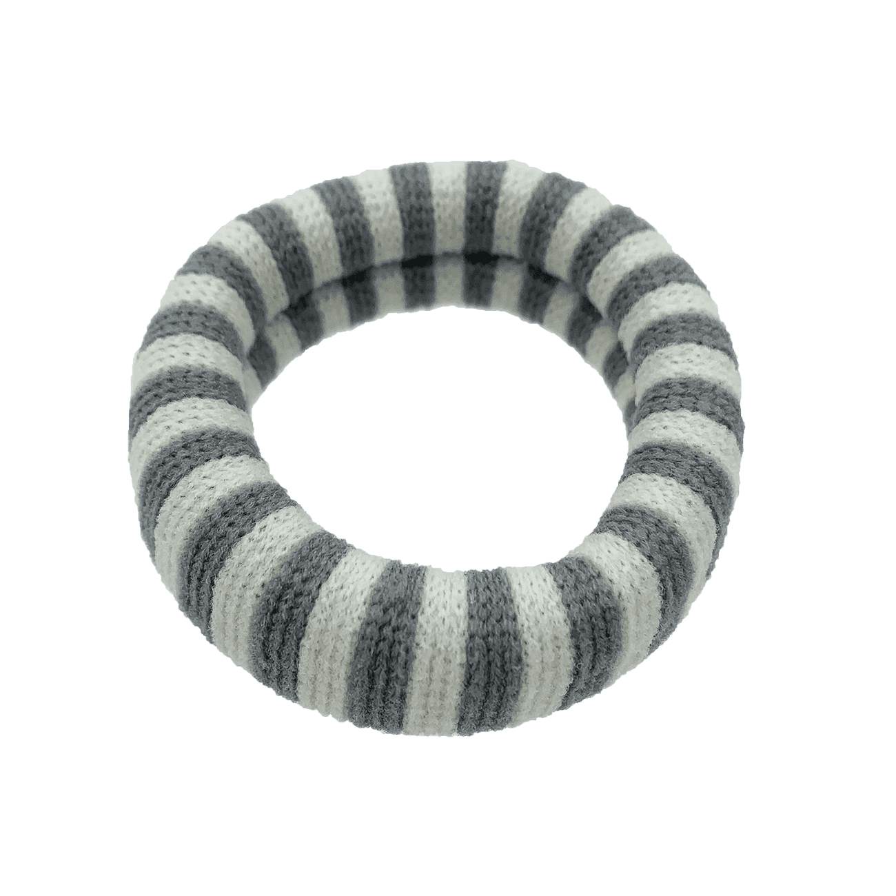Ea Hårelastik - Grå Stribet