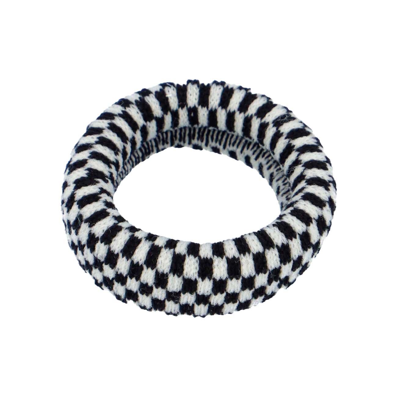 Ea Hårelastik - Ternet Sort