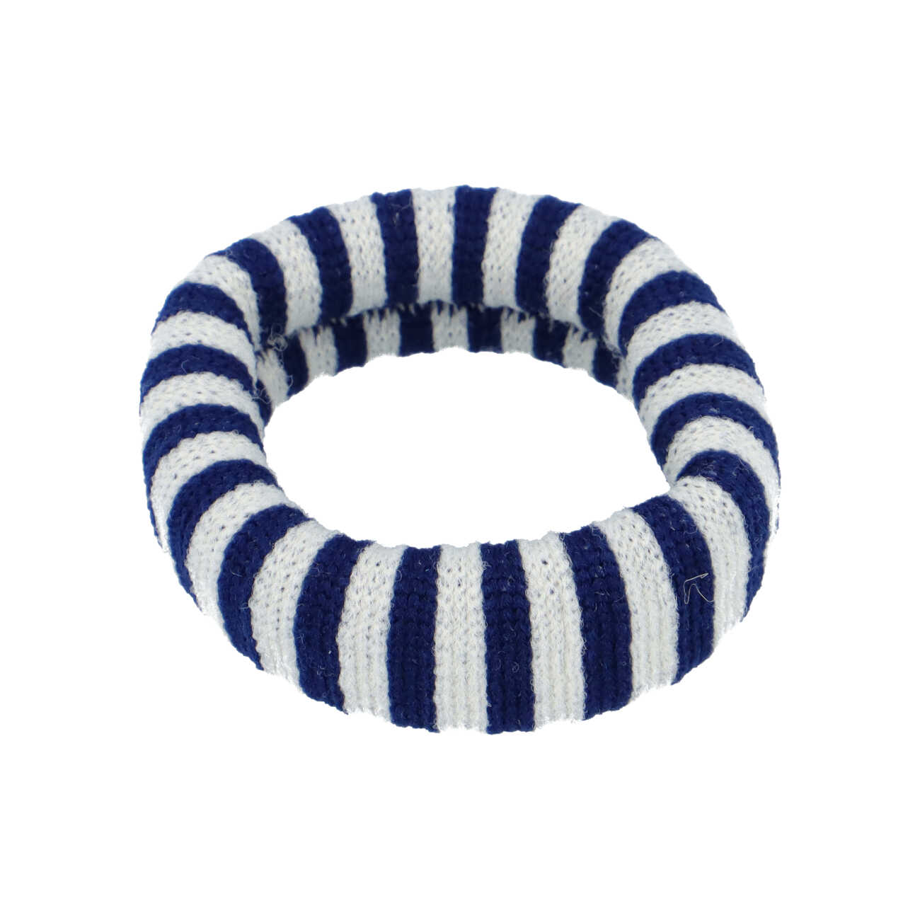 Ea Hårelastik - Mørkeblå Stribet