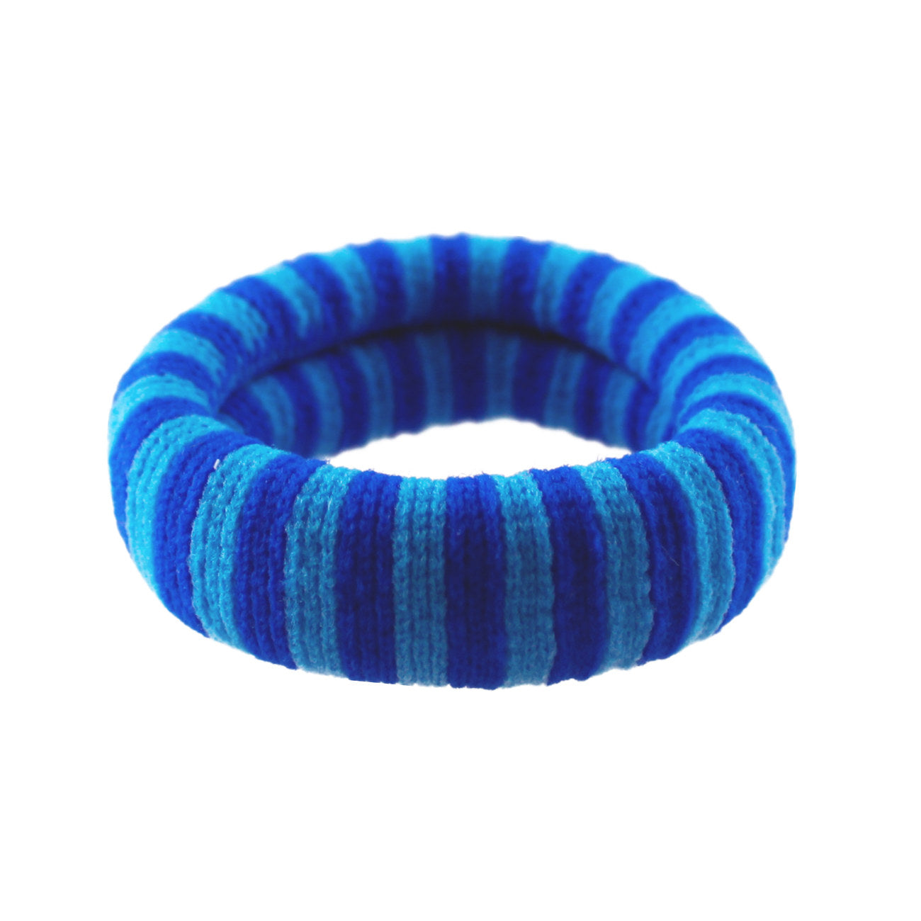 Ea Hårelastik - Koboltblå/Blå Stribet