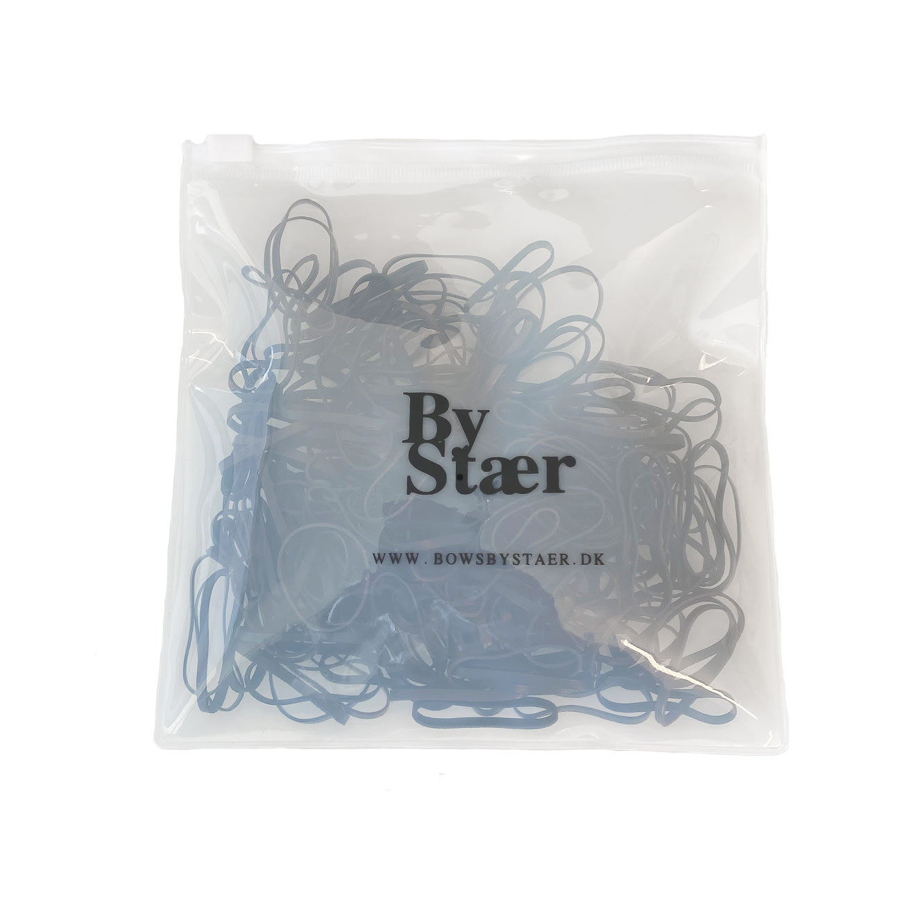 Silikoneelastikker - Sort/Brun - 200 stk