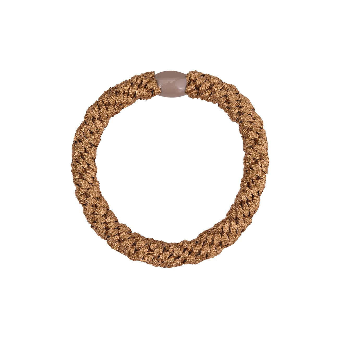 Flettet Hårelastik - Gylden