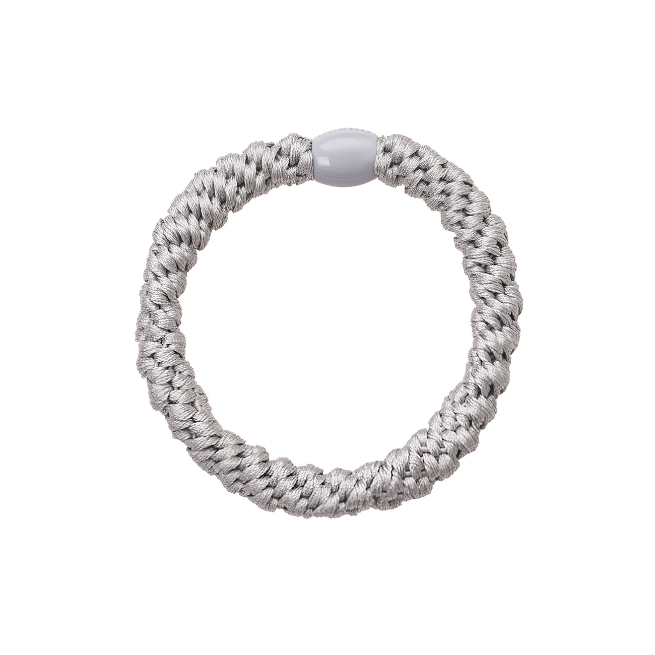 Flettet Hårelastik - Grå