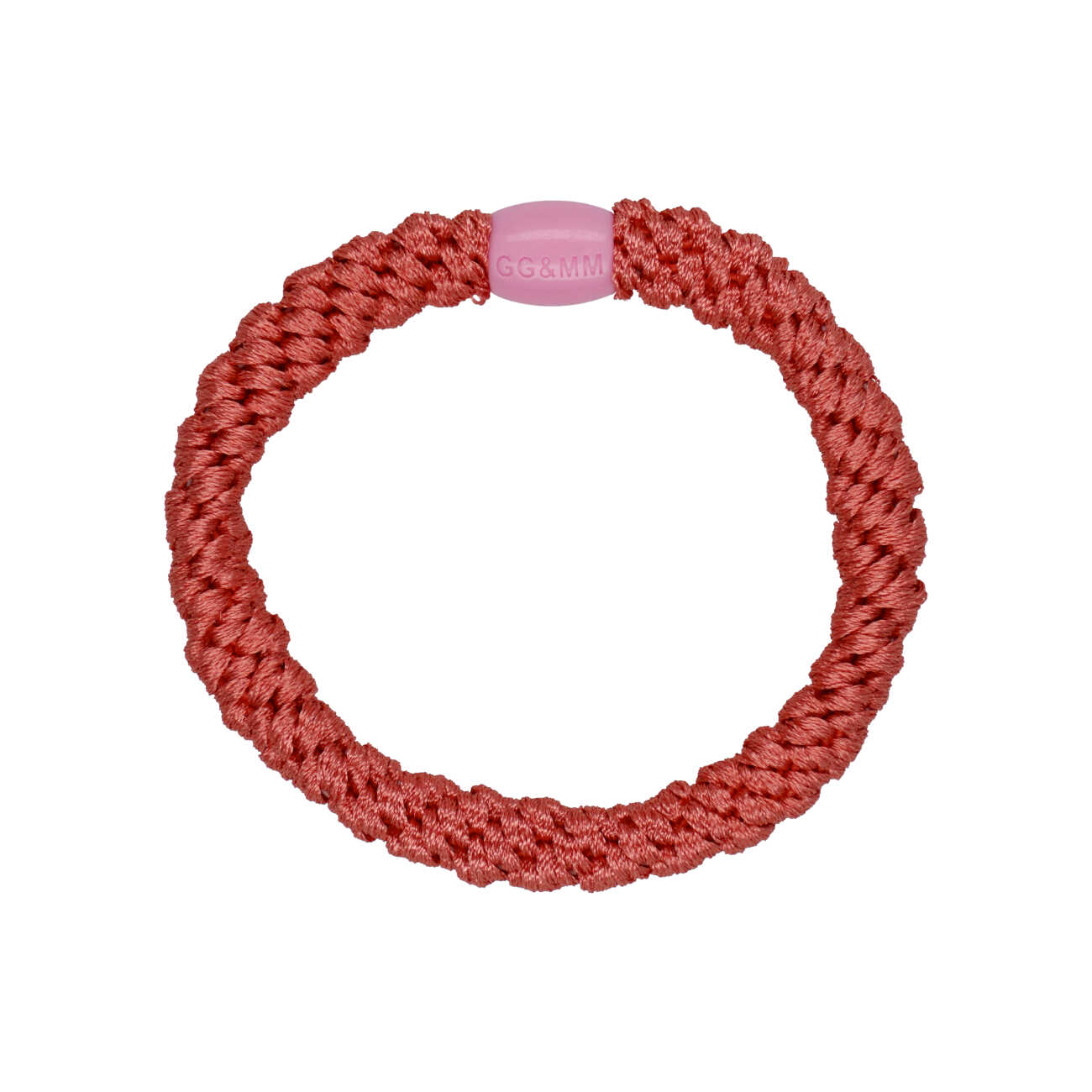 Flettet Hårelastik - Basic raspberry