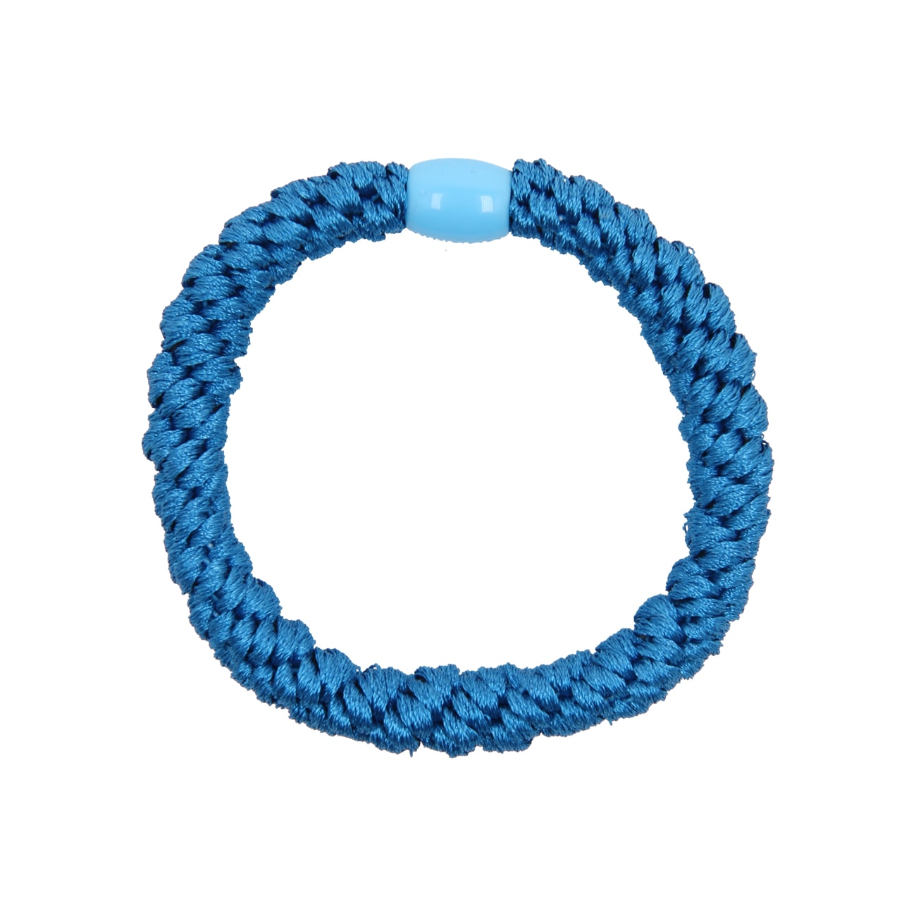 Flettet Hårelastik - Havblå