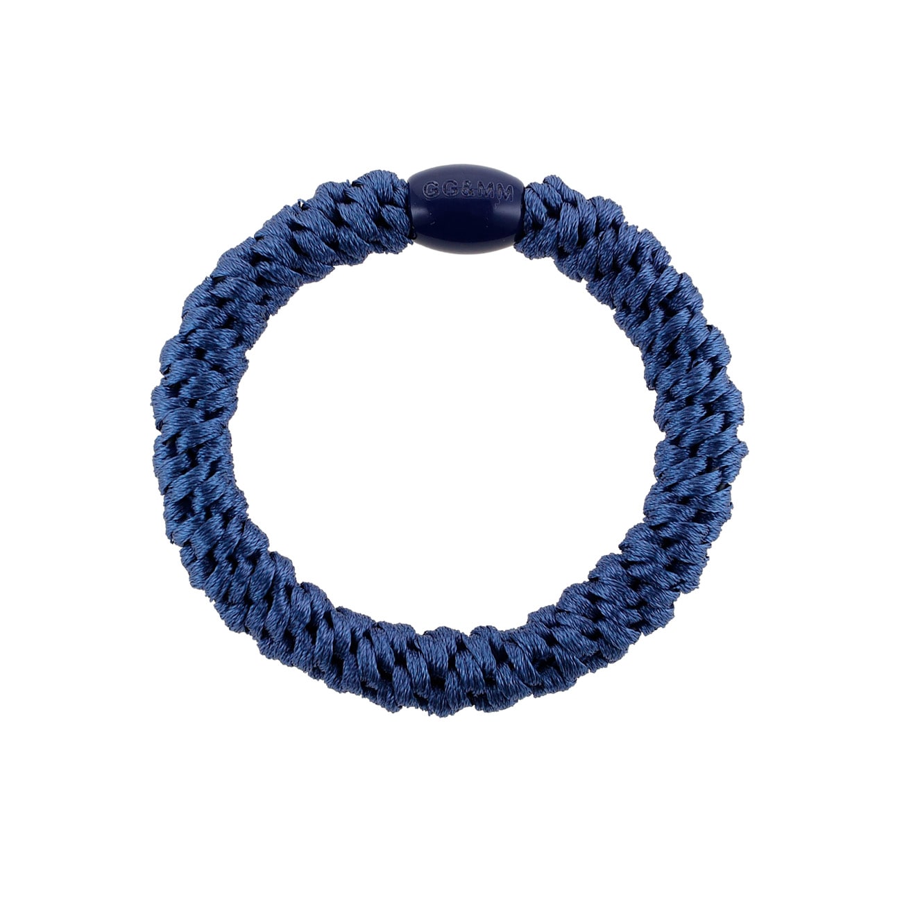 Flettet Hårelastik - Støvet Kongeblå