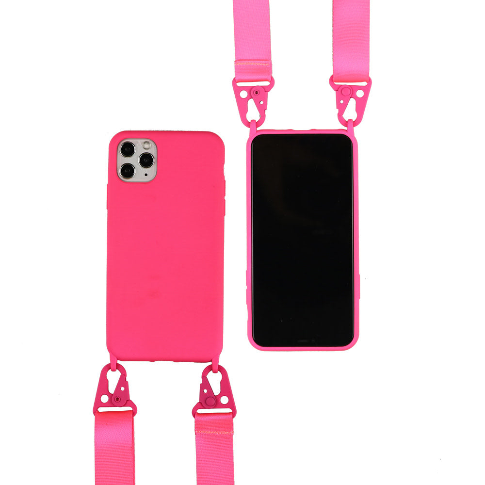Iphone necklace - iPhone 6/7/8 - Neon Pink