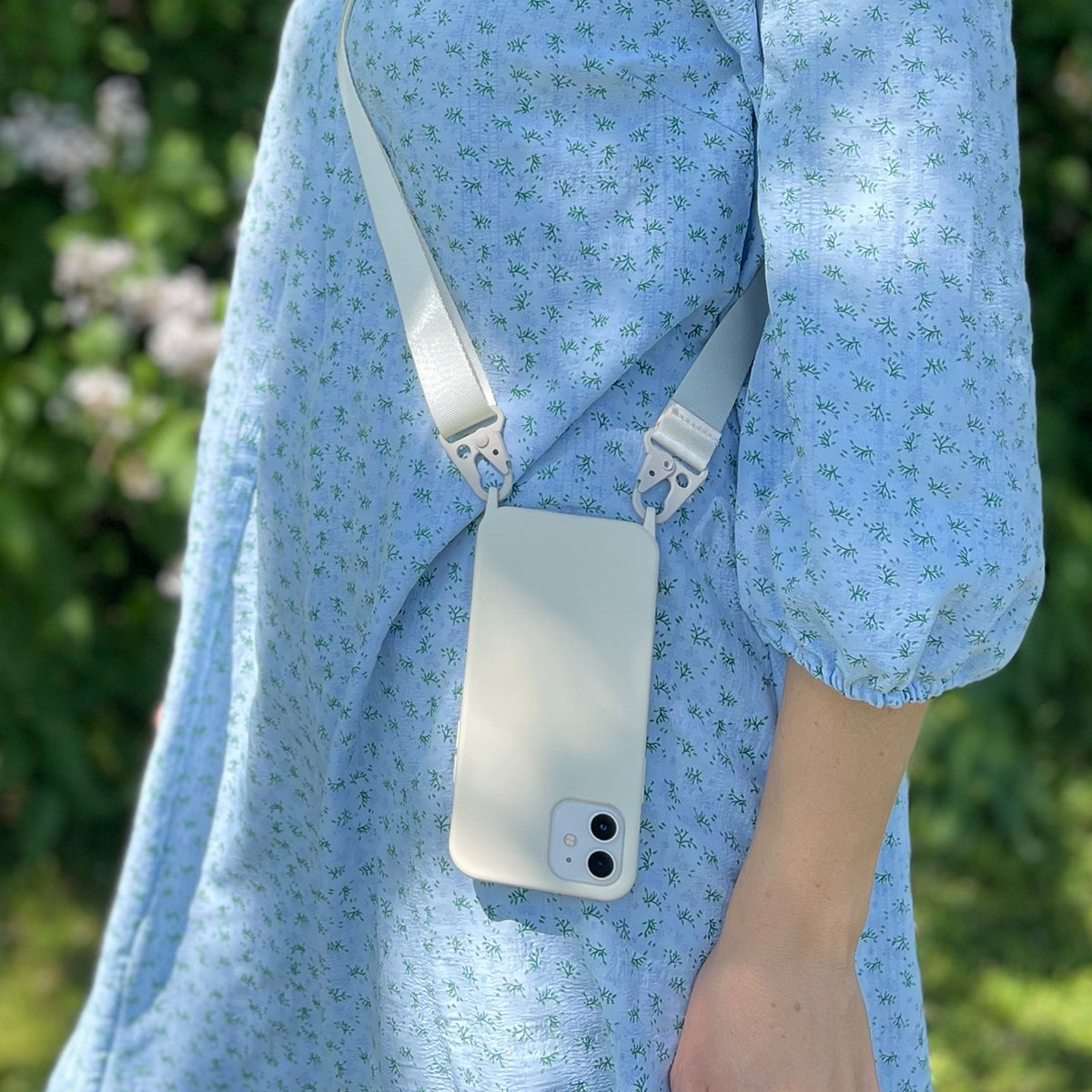 Iphone necklace - iPhone 11 Pro Max - Råhvid