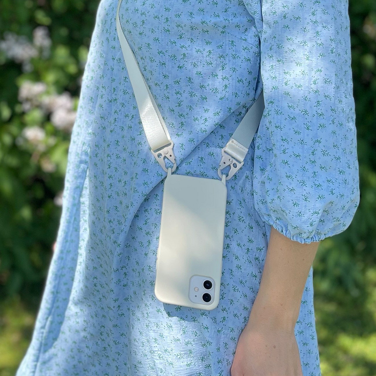 Iphone necklace - iPhone XS Max - Råhvid