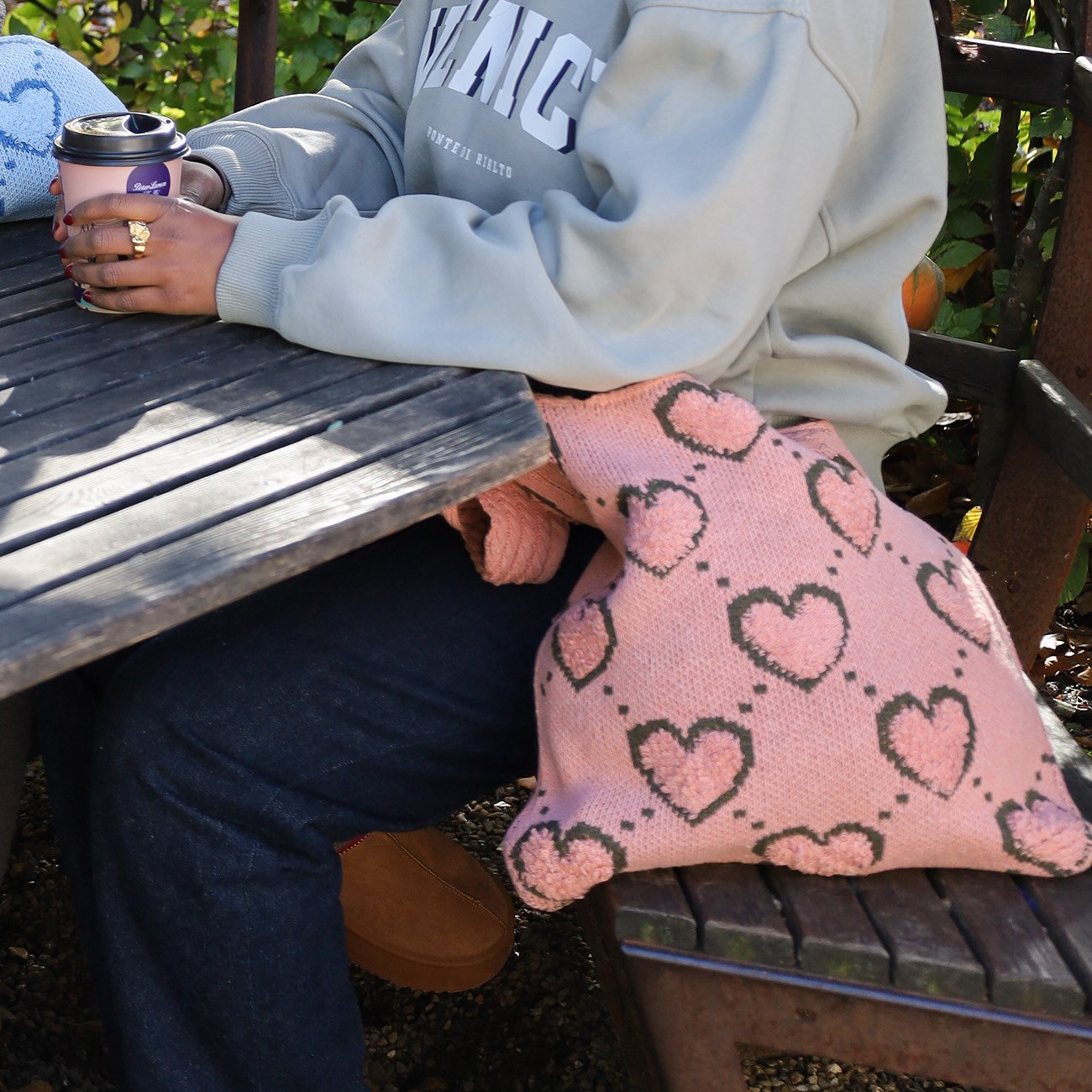 Thalia Hjerte Taske - Rosa