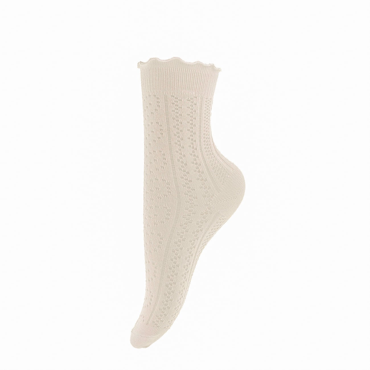 Strømper - Onesize - Flæse Beige