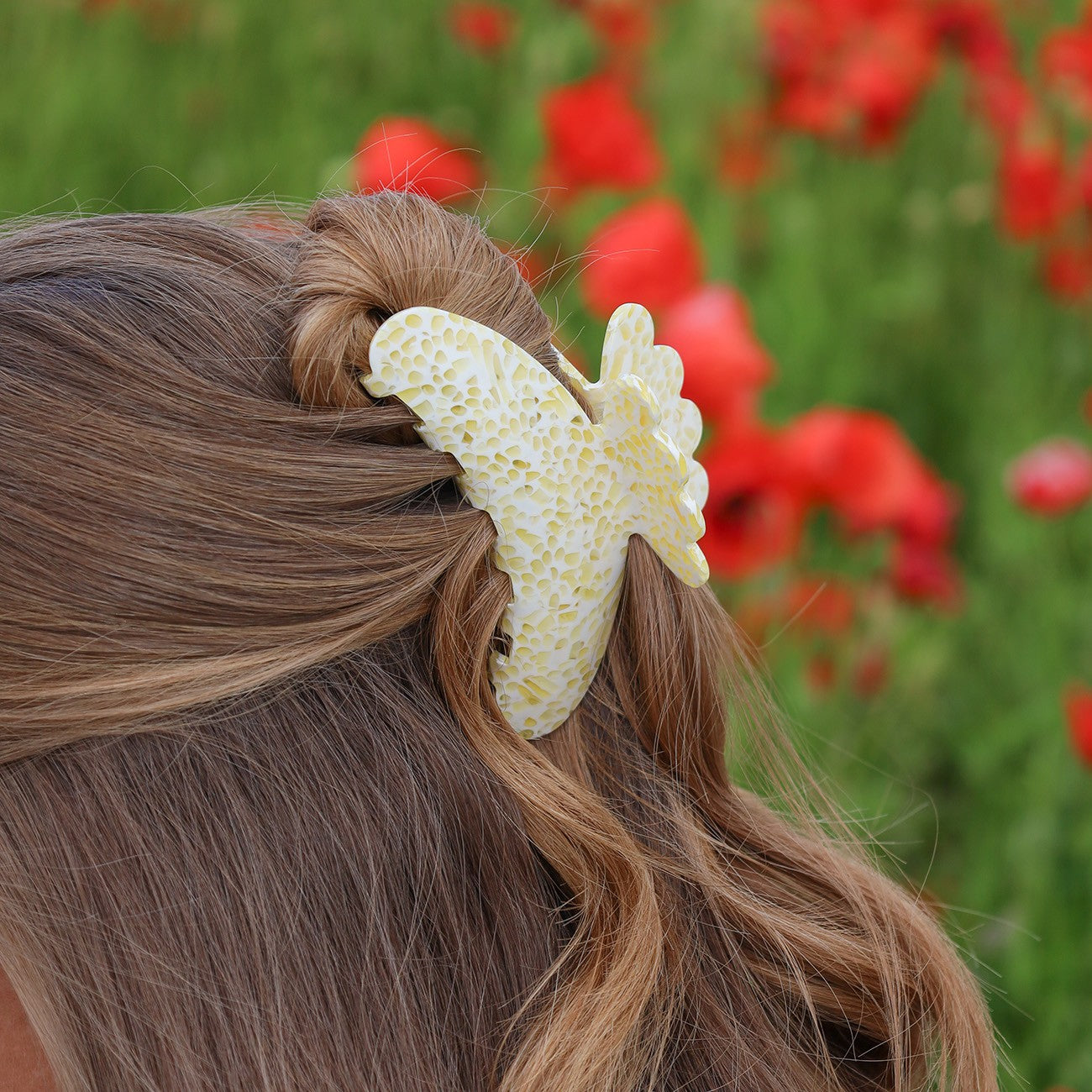 Agnes Hårklemme - Lysegul