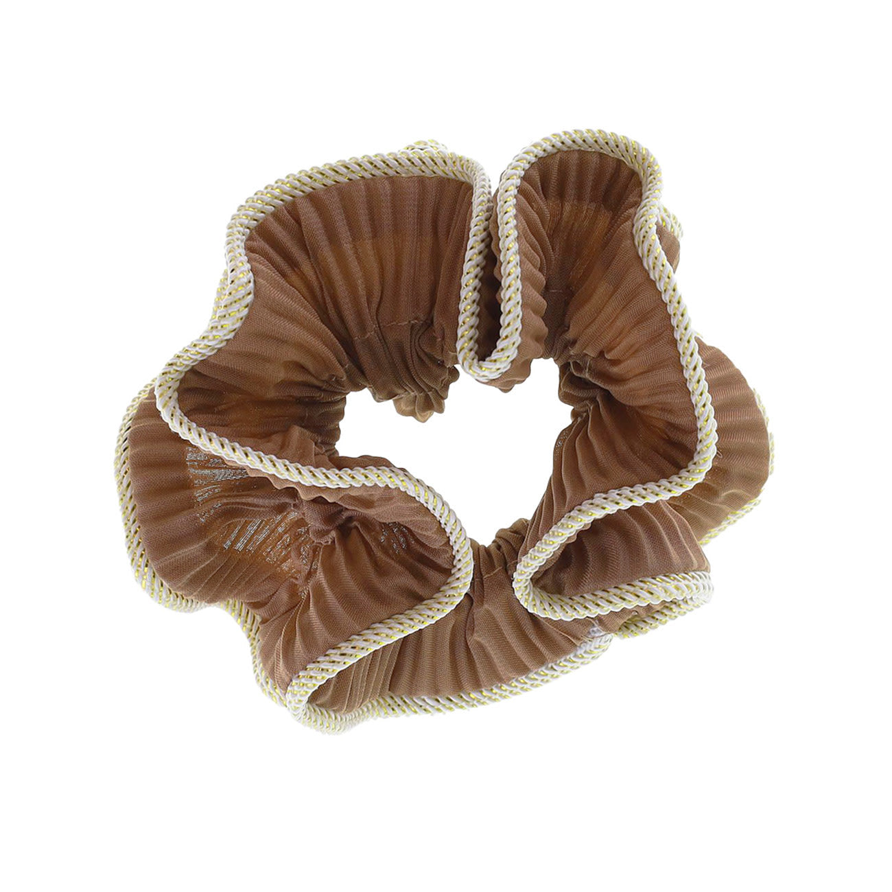 Lilje Scrunchie - Gyldenbrun