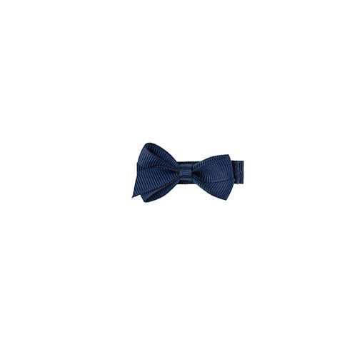 Klassisk Sløjfe - Navy Glitter - 4,5 cm