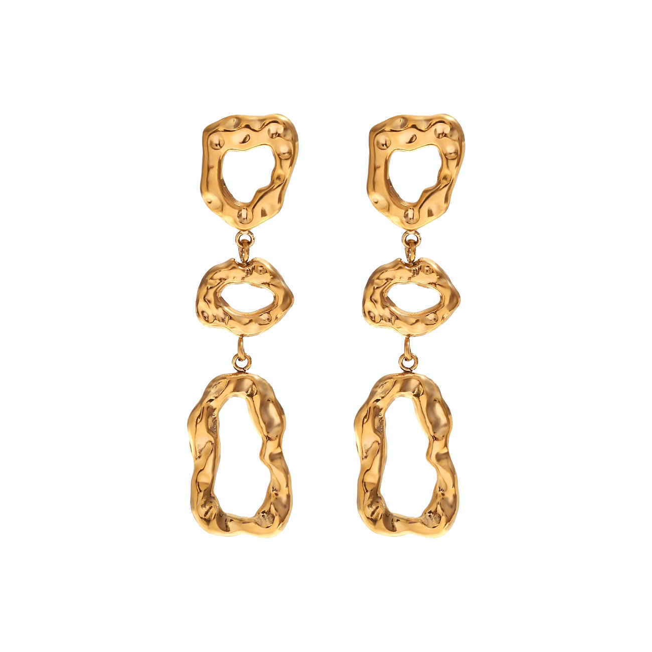 Liv Øreringe - Forgyldt