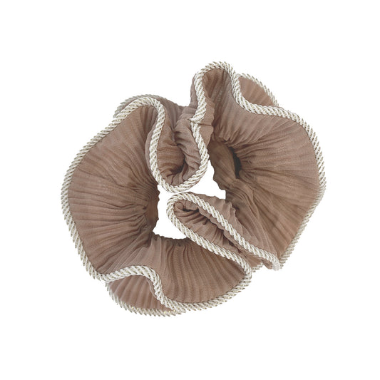 Lilje scrunchie - Taupe (FORUDBESTILLING)