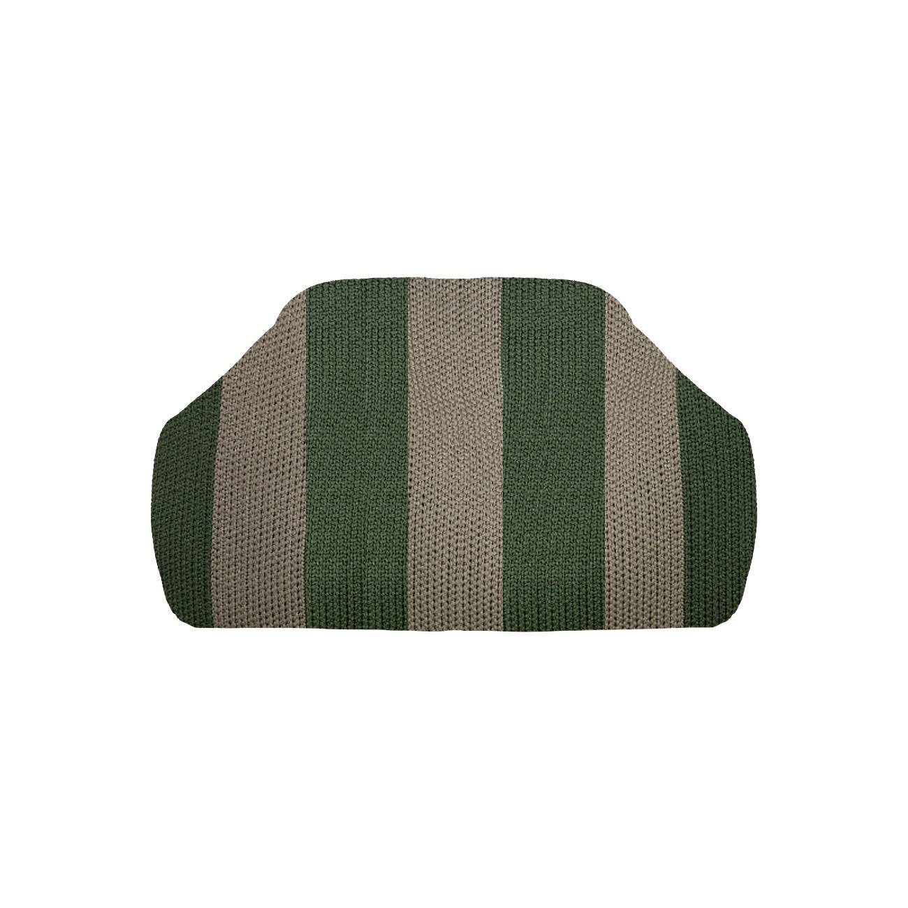 Alba Clutch - Army/Taupe Stribet