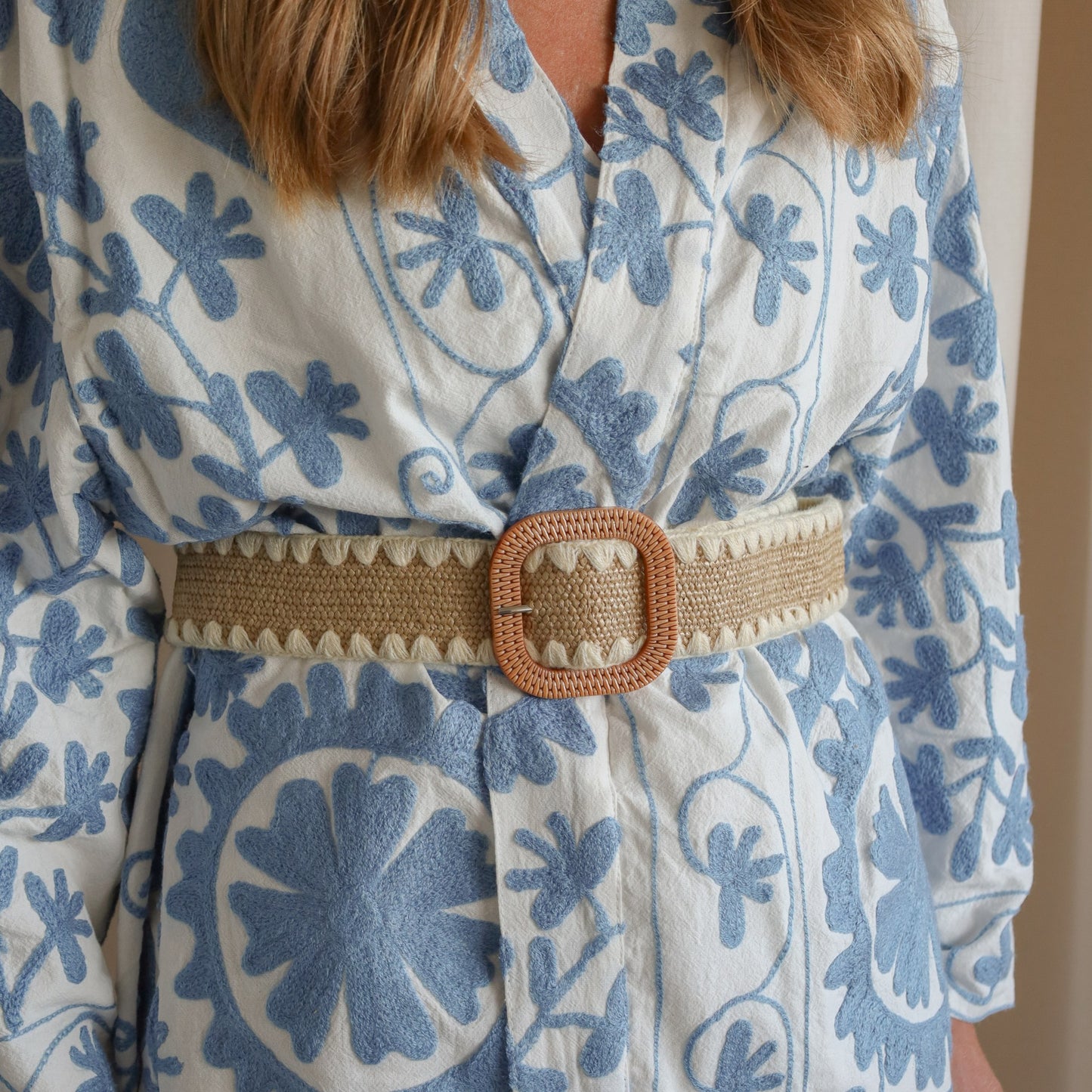 Nancy Elastik Bælte - Onesize - Beige