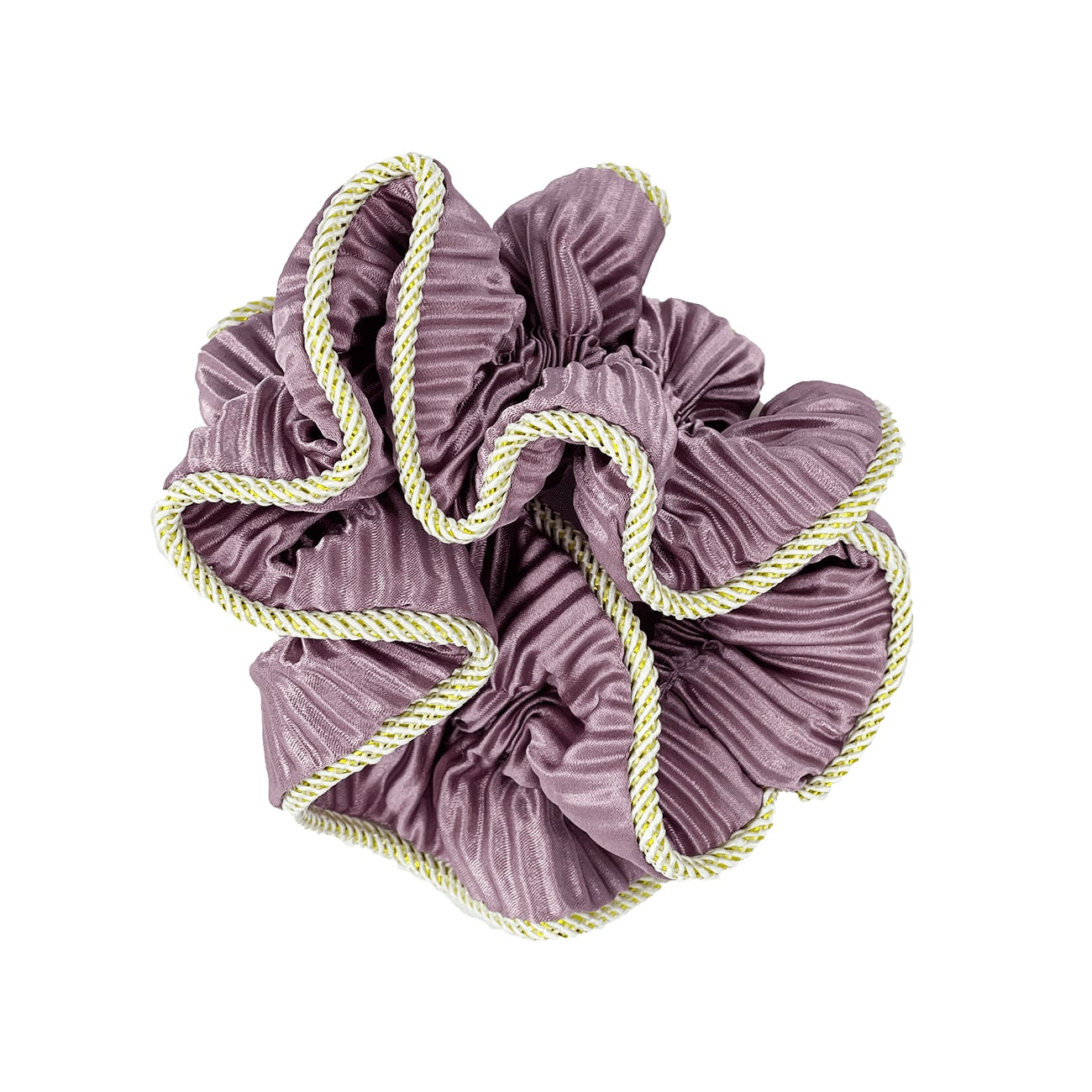Lilje Scrunchie - Satin Støvet Lilla