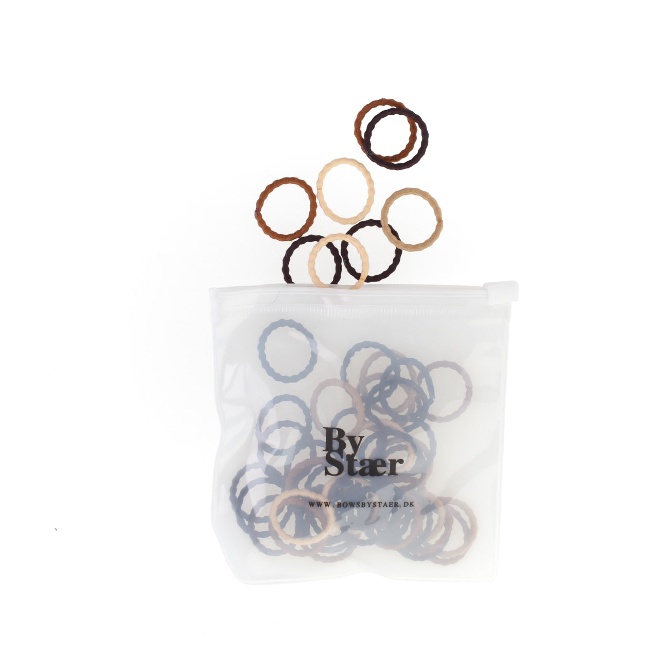 Mini Hårelastikker - Mix 15 (50 stk)