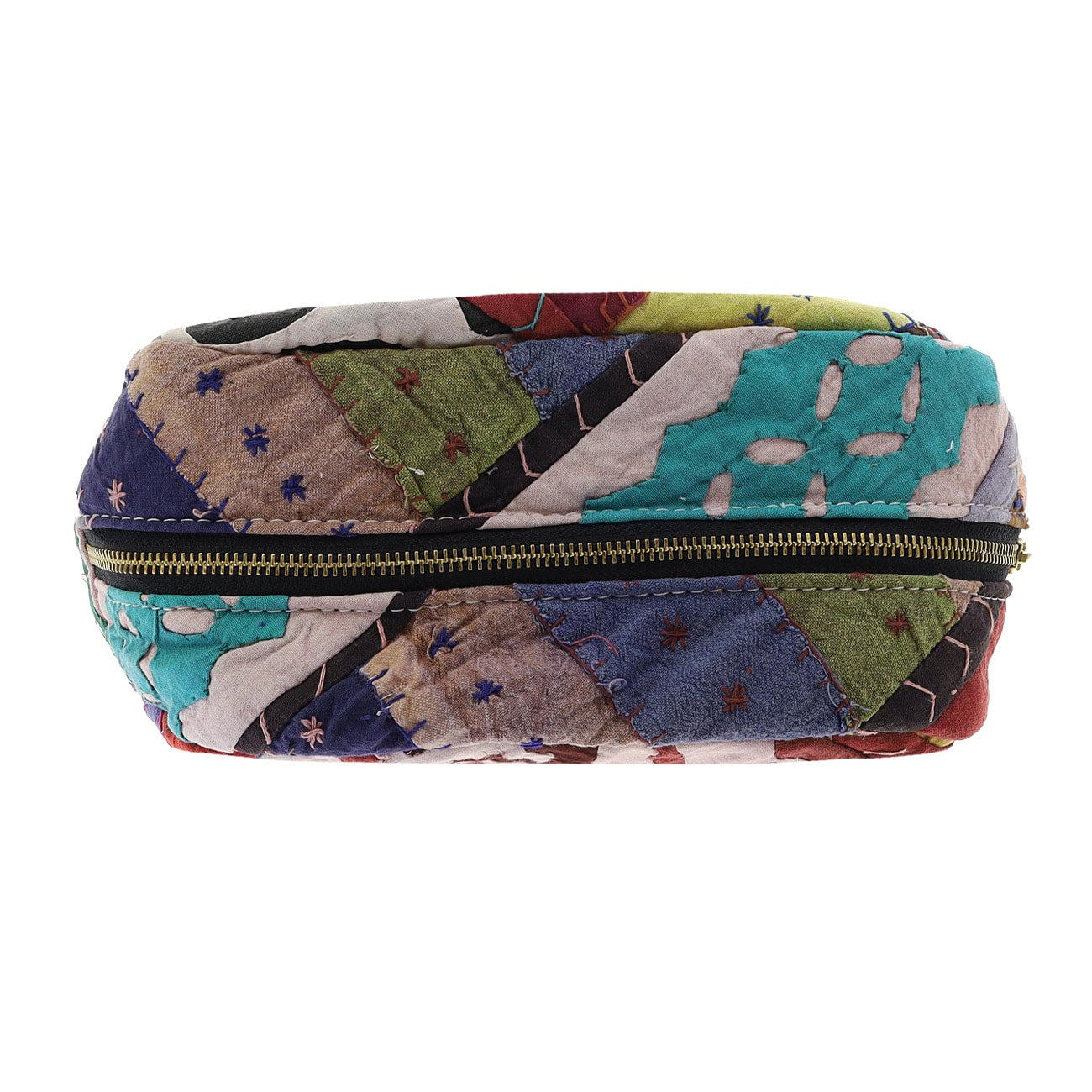 Mila Patchwork Makeup Taske - Nr. 38