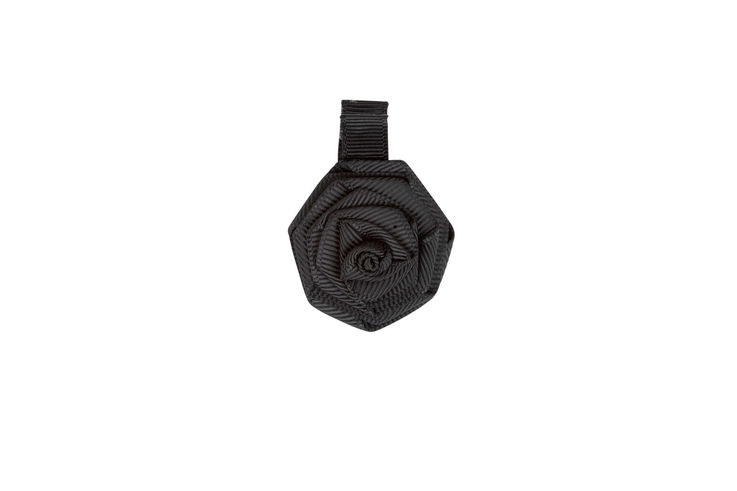 Rose Hårspænde - Sort - 3,5 cm