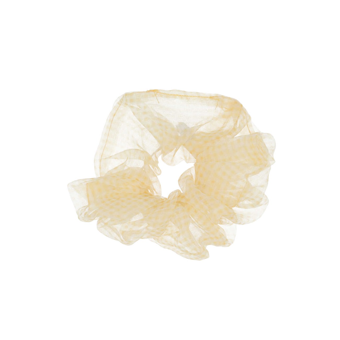 Naja Lille Scrunchie - Ternet Gul
